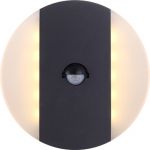 Настенный светильник светодиодный уличный с датчиком движения MOONLIGHT серый 11,6W 1XLED 30V IP44 34166S