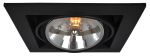 Встраиваемый светильник поворотный CARDANI черный G5,3 1*50W 220V A5935PL-1BK