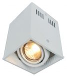 Накладной светильник поворотный CARDANI белый GU10 1*50W 220V арт.A5942PL-1WH