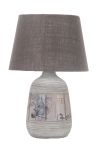 Настольная лампа декоративная OML-826 серый E27 1*60W 220V арт.OML-82604-01